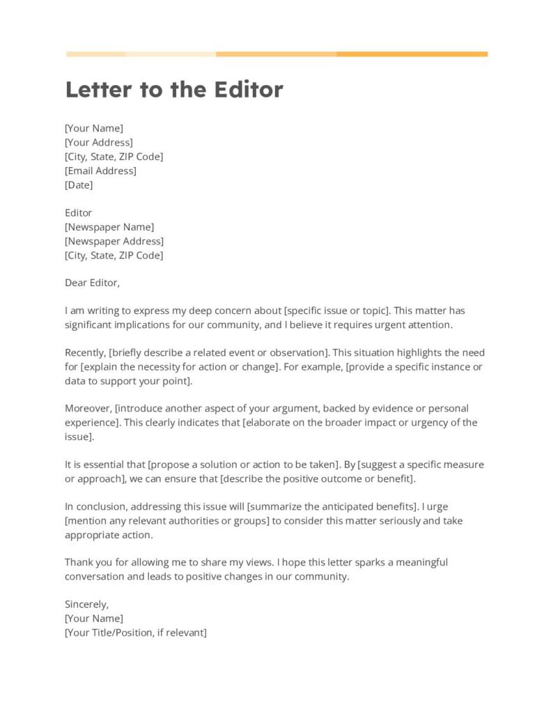 Basic letter to the Editor