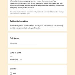 Medical Release Form