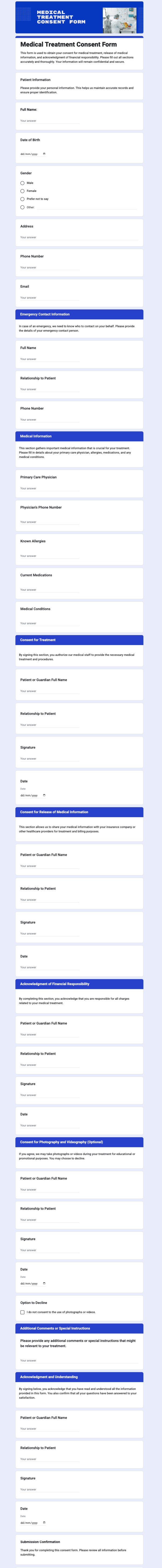 Medical Treatment Consent Form1