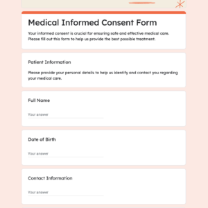 medical informed consent form